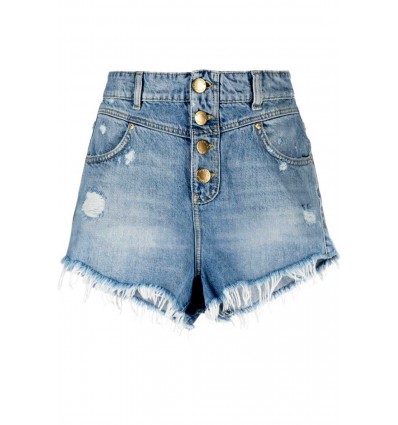 Accanita Shorts Denim Botonera