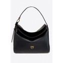 LEAF HOBO BIG PELLE BOTTALATA NEGRO