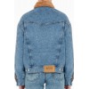 BOMBER DENIM UNISEX FORRO PELO
