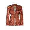 BLAZER CUT OUT ESTAMPADO JIRAFA
