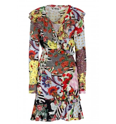 SHORT DRESS MUSELINA PATCHWORK