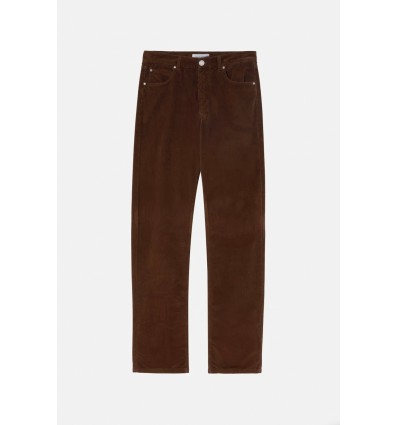 FLORA VELLUTO MARRONE