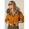 BOMBER PIEL CAMEL