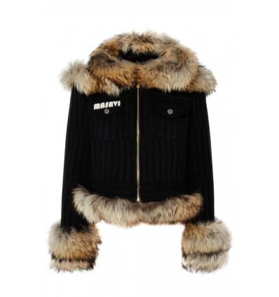 CHAQUETÓN PUNTO NEGRO ZORRO