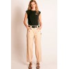 PANTALON CARGO SARGA CAMEL