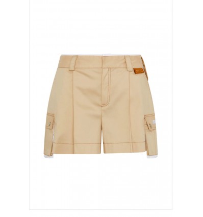 PANTALÓN CORTO SARGA CAMEL