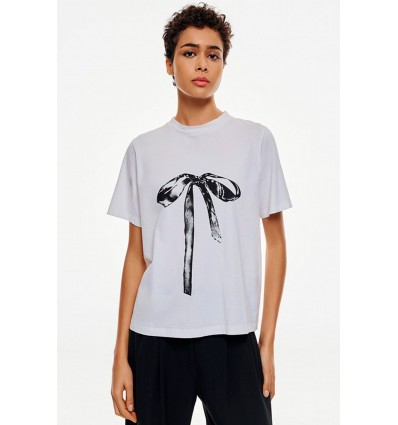 T-SHIRT RIBBON WHITE