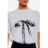 T-SHIRT RIBBON WHITE