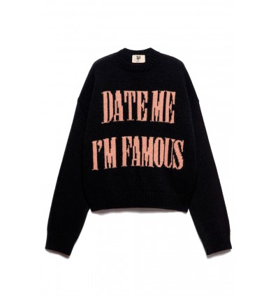 JERSEY TURTLENECK KOLOR BLACK