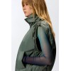 ANGELES GILET VERDE MAT