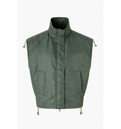 ANGELES GILET VERDE MAT