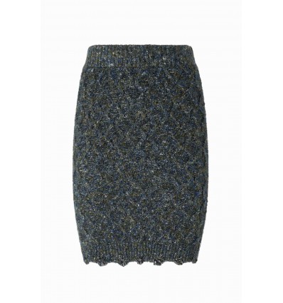 SKIRT MIDI GRIGIO