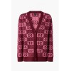 HALF BREED CARDIGAN BURGUNDY