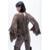 BLUSA VOLANTES GVL BROWN