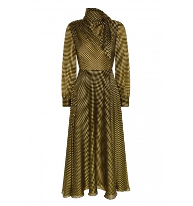 VESTIDO ROMBOS ORO VALENCIA