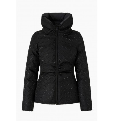 ABRIGO SWAROVSKI BLACK