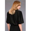 BLOUSE SHORT LUREX BLACK