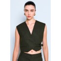 VEST-TOP OLIVE