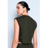 VEST-TOP OLIVE