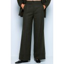 WIDE LEG PANTS OLIVE