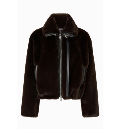 BLOUSON SIMILVISONE MARRONE