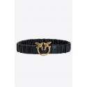LOVE BIRDS ELASTIC BELT BLACK&GOLD